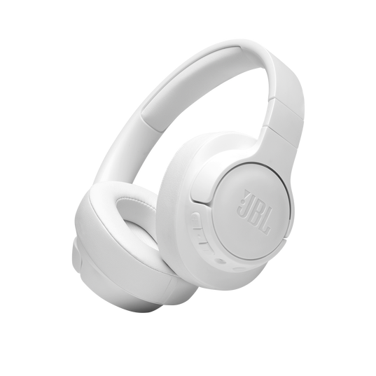 JBL Tune 710BT - White - Wireless Over-Ear Headphones - Hero
